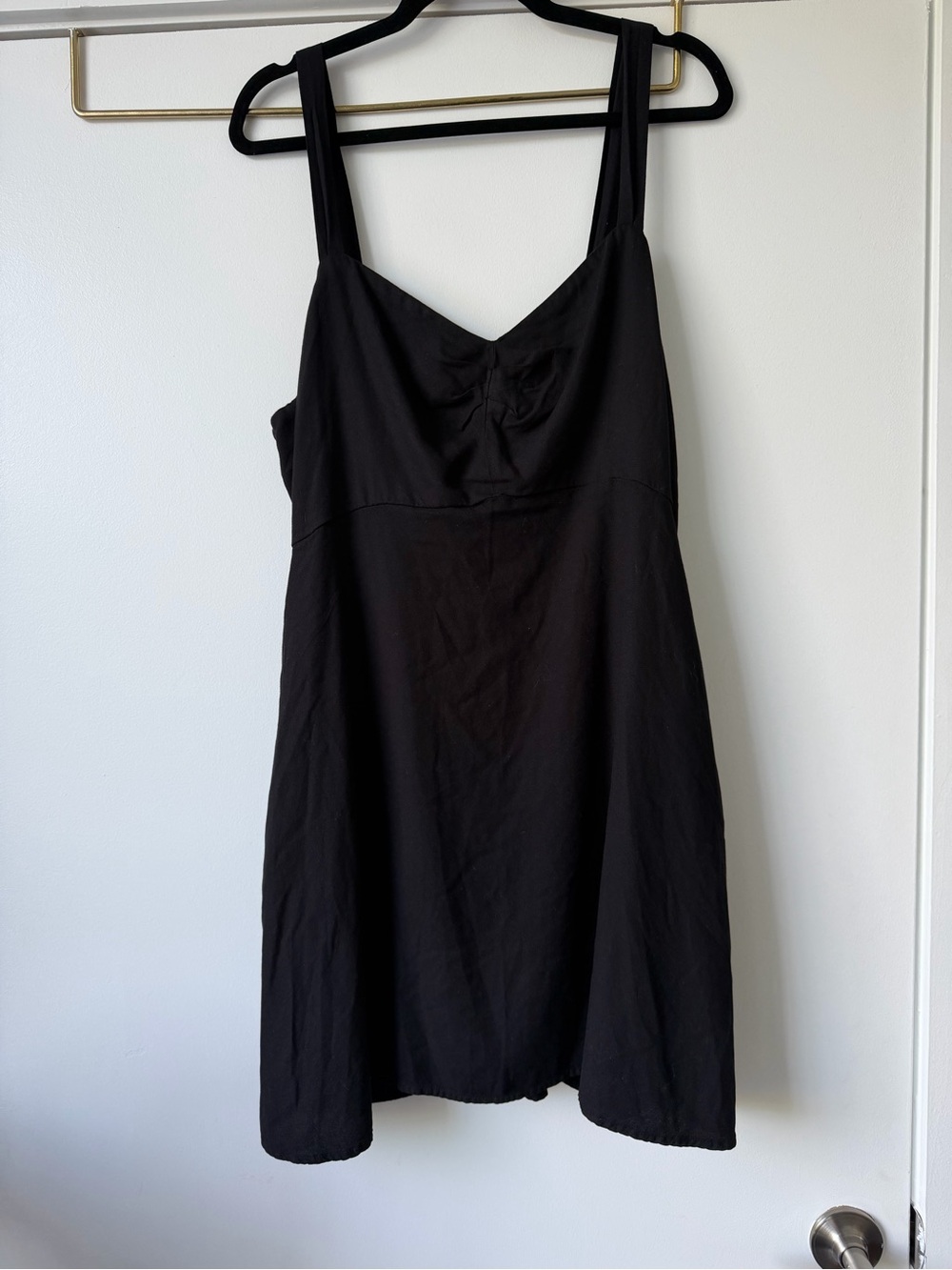 Old Navy Black Mini Sun Dress